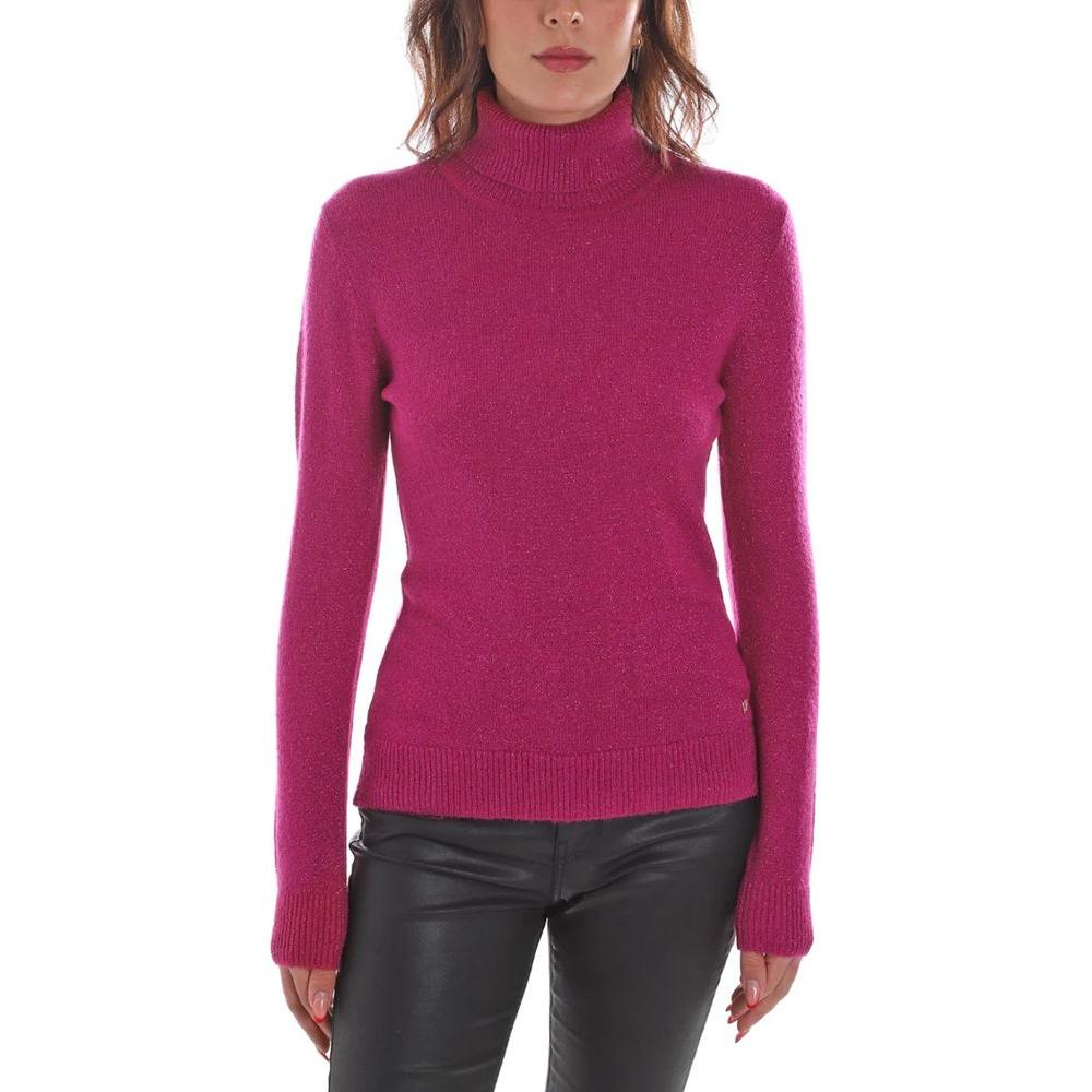 Yes Zee Fuchsia Viscose Sweater Yes Zee Maroon