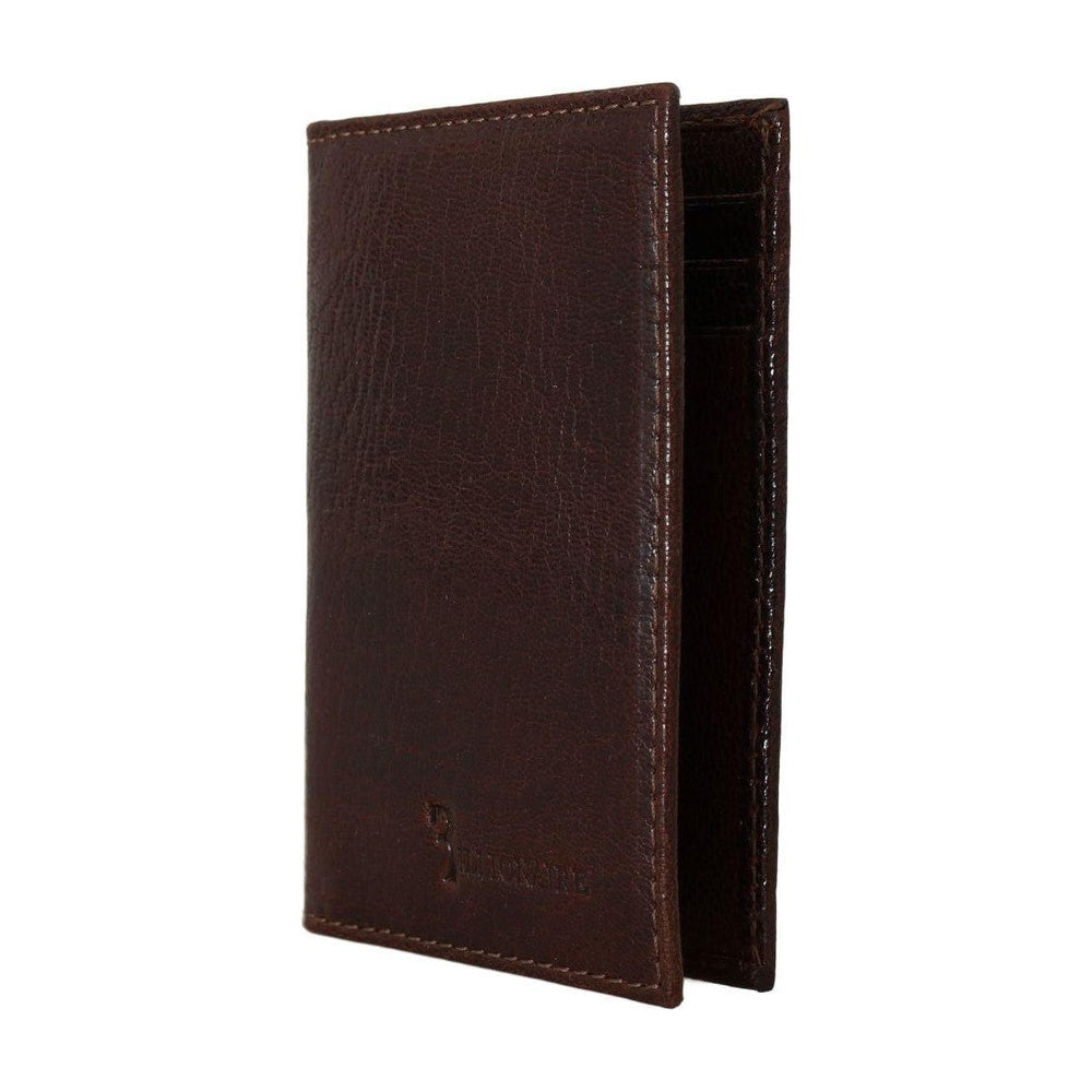 Billionaire Italian Couture Elite Moro Leather Men's Wallet Wallet Billionaire Italian Couture Black