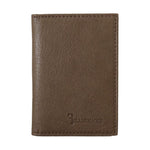 Billionaire Italian Couture Elegant Leather Men's Wallet in Brown Wallet Billionaire Italian Couture Dark Olive Green