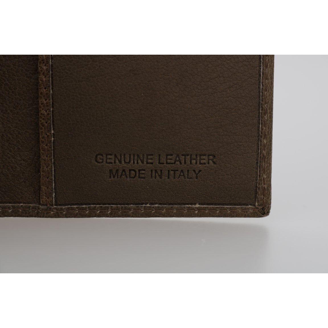 Billionaire Italian Couture Elegant Leather Men's Wallet in Brown Wallet Billionaire Italian Couture Dark Slate Gray