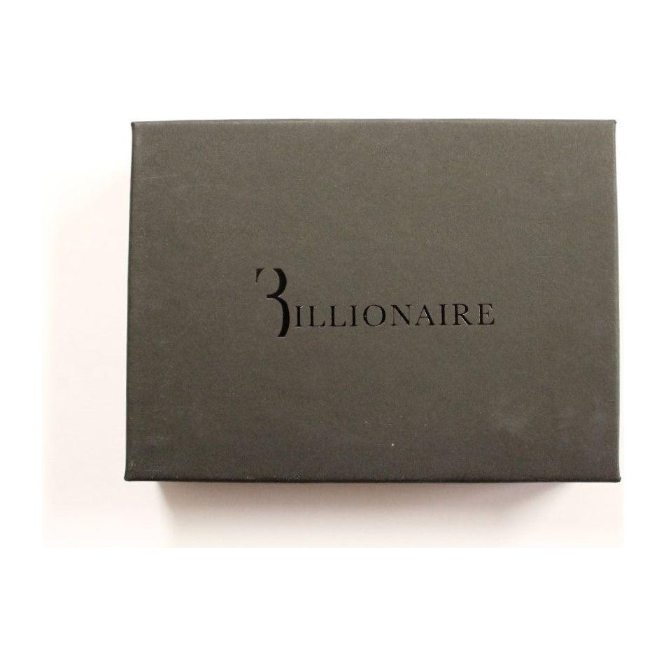Billionaire Italian Couture Elegant Turtledove Leather Men's Wallet Wallet Billionaire Italian Couture Dim Gray