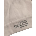 Dolce & Gabbana Beige Cotton Crew Neck Sweatshirt Sweater TSH86367-48