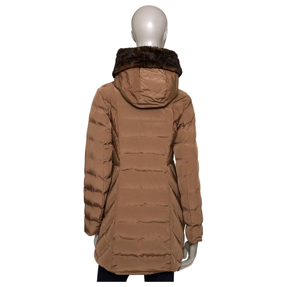 Baldinini Trend Brown Polyester Women Jacket Baldinini Trend Sienna