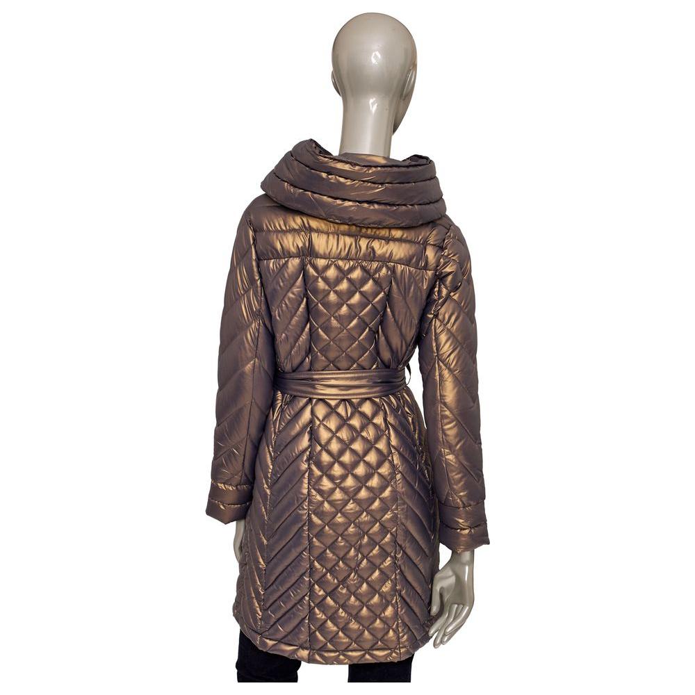 Baldinini Trend Brown Polyester Women Jacket Baldinini Trend Dim Gray