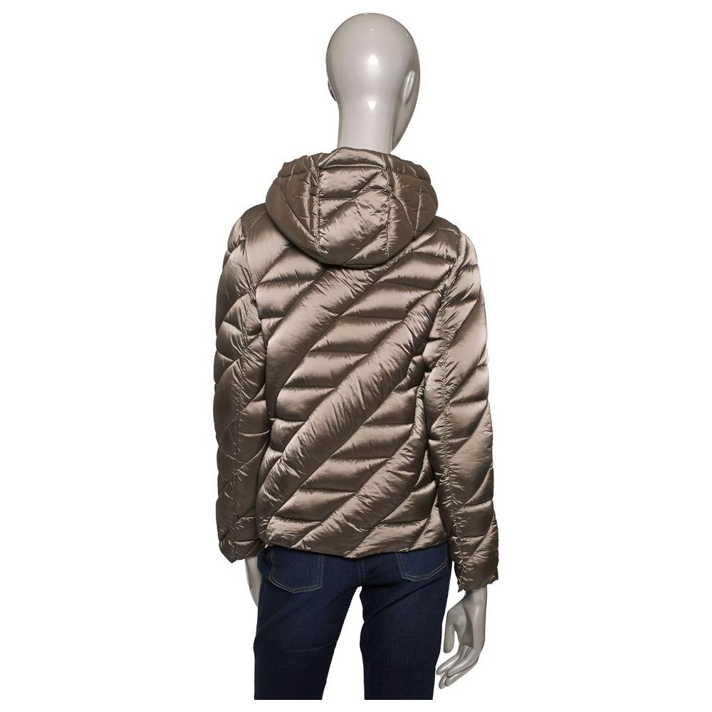 Baldinini Trend Gray Polyester Women Jacket Baldinini Trend Dark Slate Gray