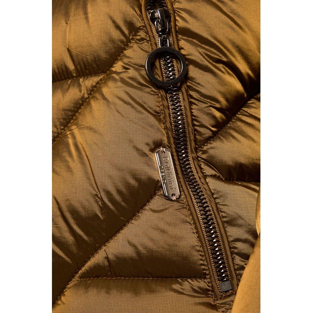 Baldinini Trend Brown Polyester Women Jacket Baldinini Trend Saddle Brown