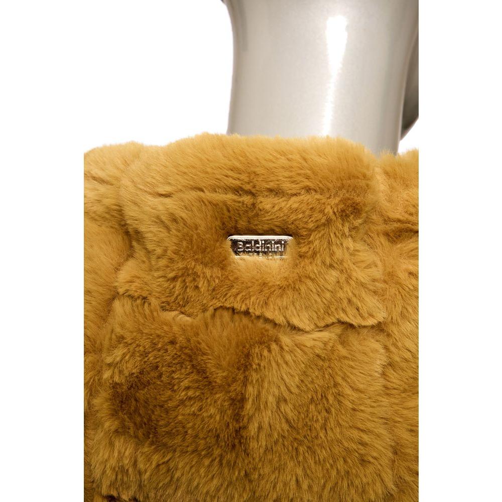 Baldinini Trend Yellow Polyester Women Jacket Baldinini Trend Sienna