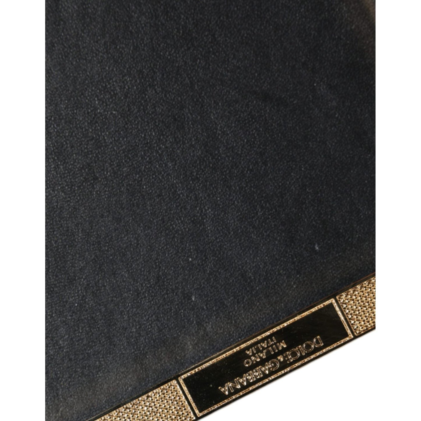 Dolce & Gabbana Gold Crystal Bifold Clutch Evening Party Women Purse Bag Dolce & Gabbana Dark Slate Gray