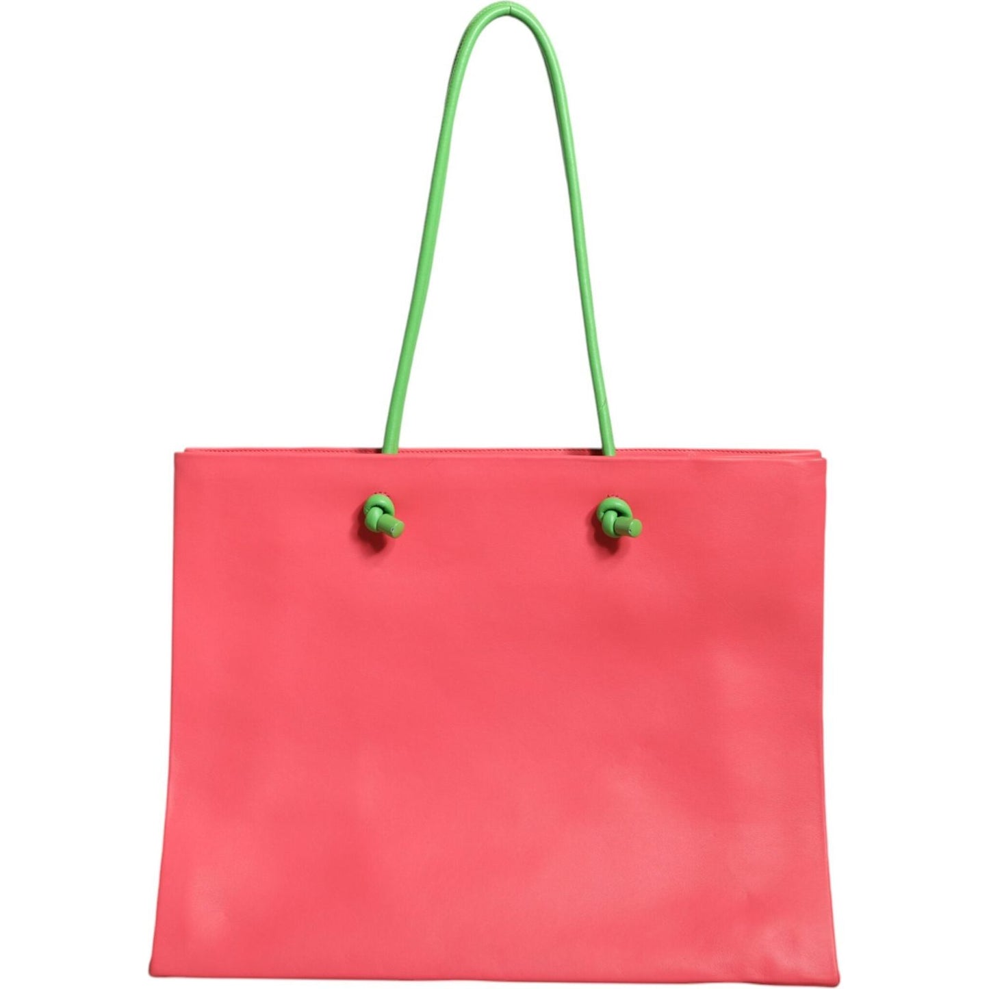 Alberta Ferretti Pink Leather Weekend Wednesday Shopping Tote Bag Alberta Ferretti Salmon