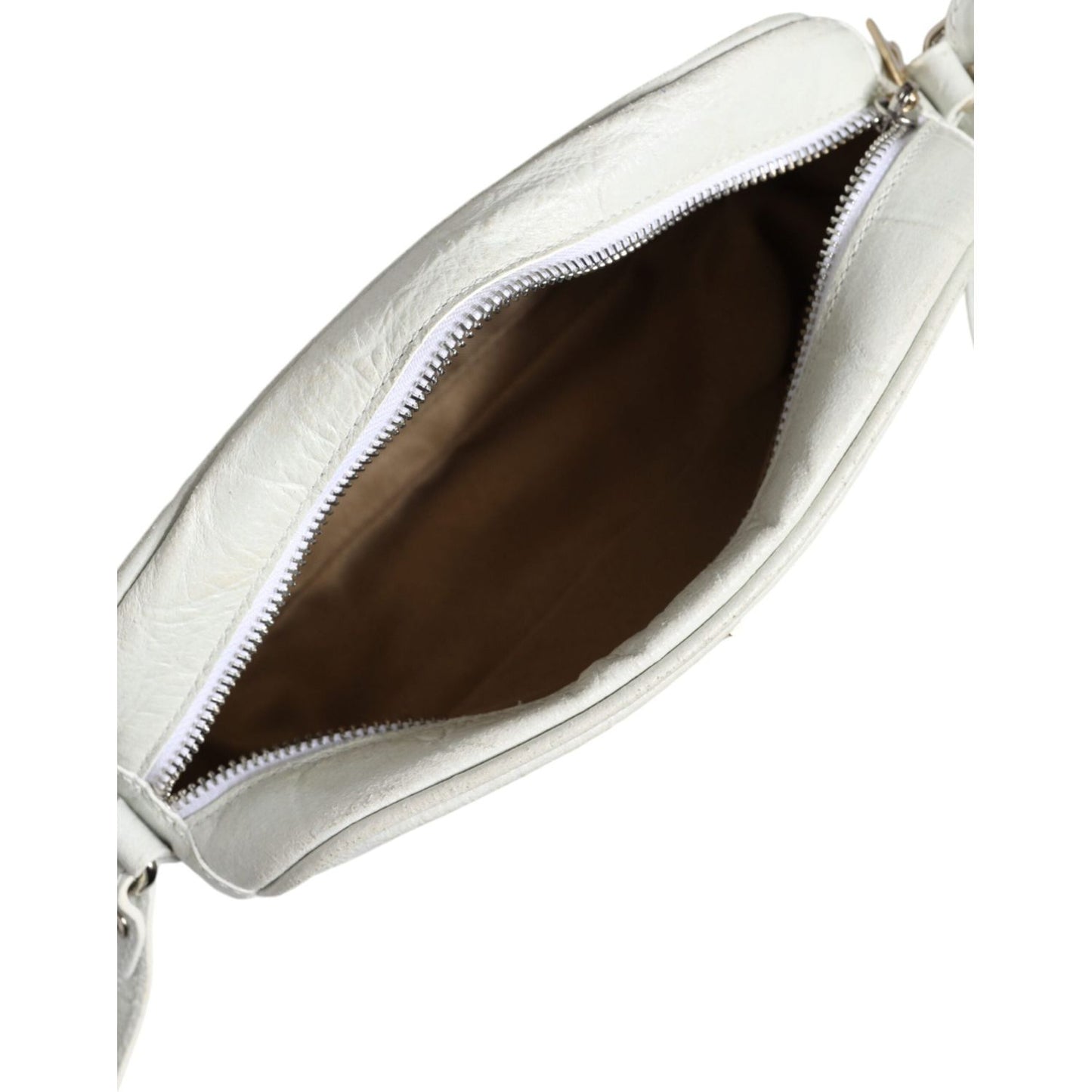 Aniye By White Croc Print Leather Crossbody Sling Bag Aniye By Black