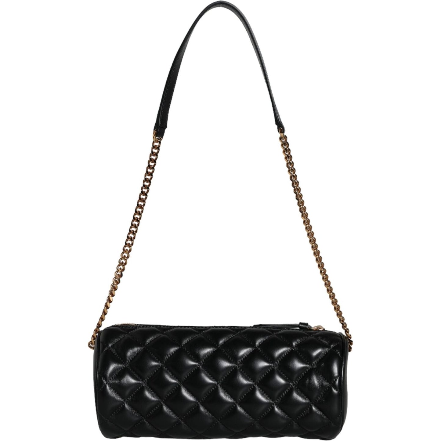 Versace Black Mini Quilted Lambskin Leather Crossbody Sling Bag Versace Black