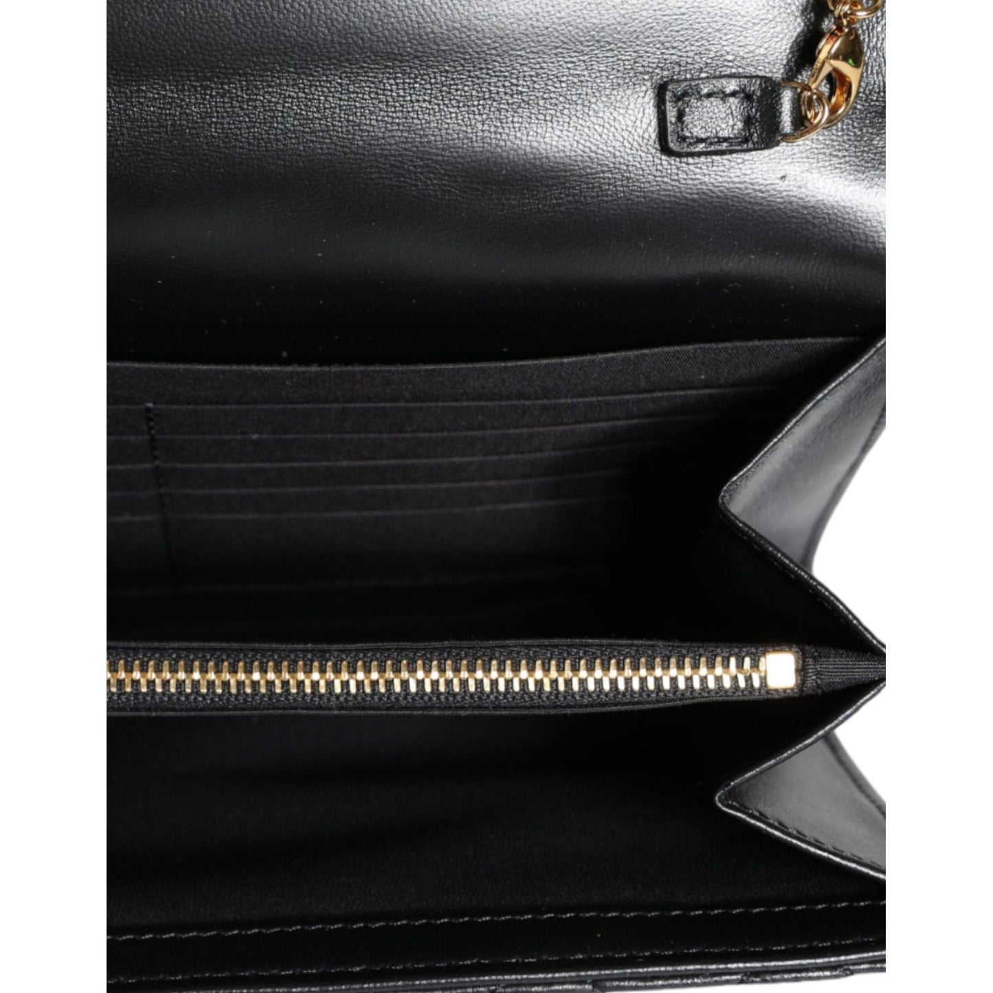 Versace Black Quilted Nappa Leather Crossbody Shoulder Bag Versace Black