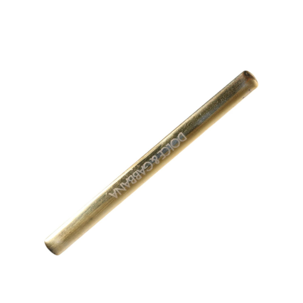 Dolce & Gabbana Gold Tone Brass Logo Branded Men Tie Clip Bar SMY10399