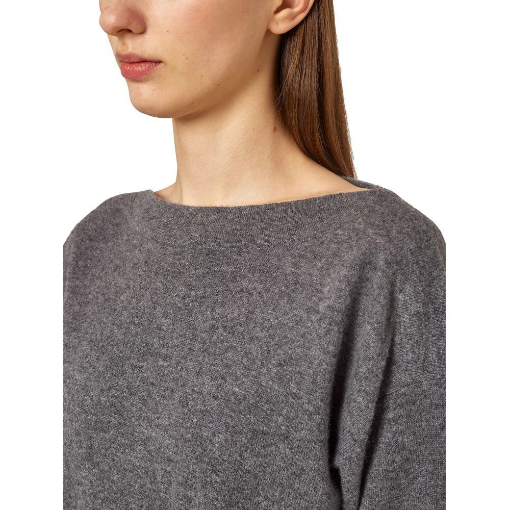 Alpha Studio Gray Cashmere Sweater Alpha Studio Dim Gray