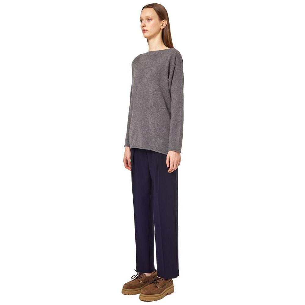 Alpha Studio Gray Cashmere Sweater Alpha Studio Dark Slate Gray