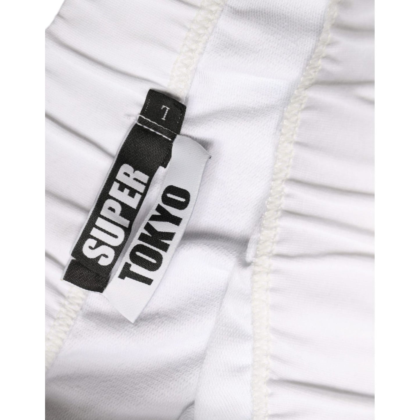 STK White Cotton Stretch High Waist Pencil Cut Knee Length Skirt STK Lavender