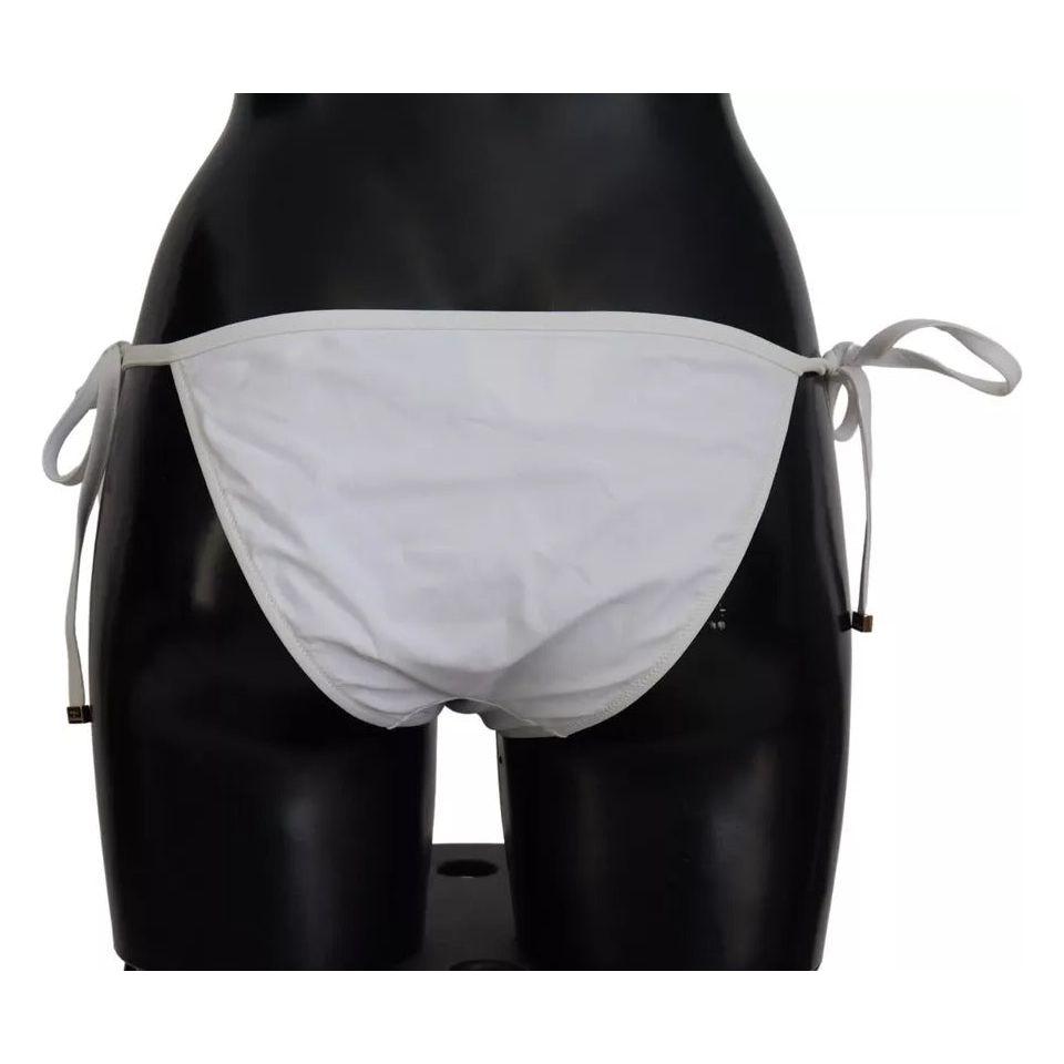 Dolce & Gabbana White DG Logo Beachwear Swimwear Bikini Bottom Dolce & Gabbana Black