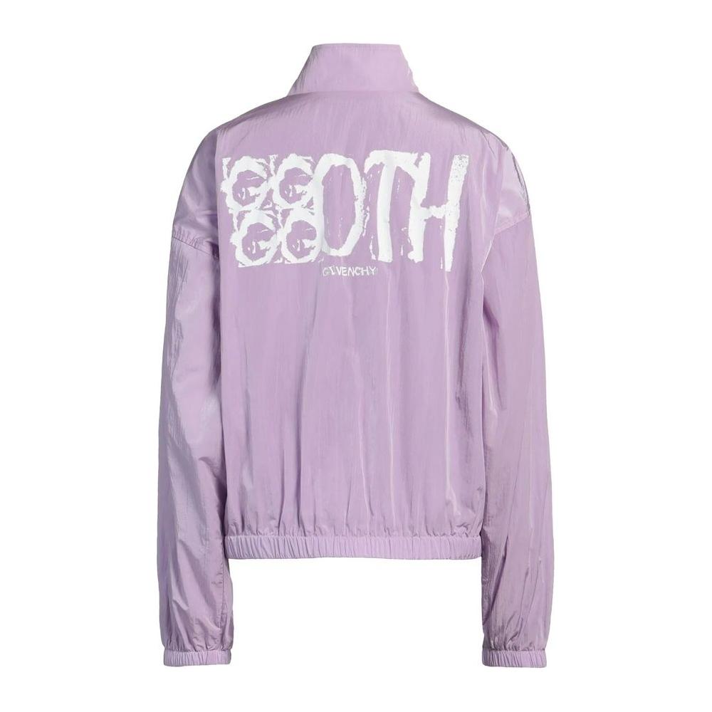 Givenchy Purple Nylon Jackets & Coat Givenchy Gray