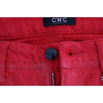 Costume National Radiant Red Super Slim Designer Jeans Costume National Brown