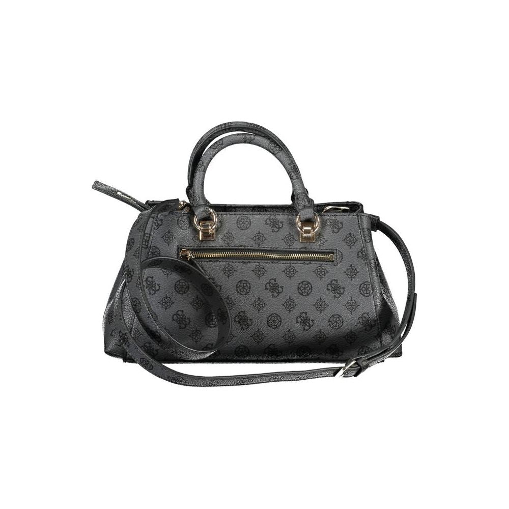 Guess Jeans Gray Polyethylene Handbag Guess Jeans Dark Slate Gray