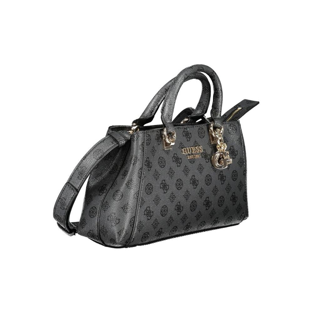 Guess Jeans Gray Polyethylene Handbag Guess Jeans Dark Slate Gray