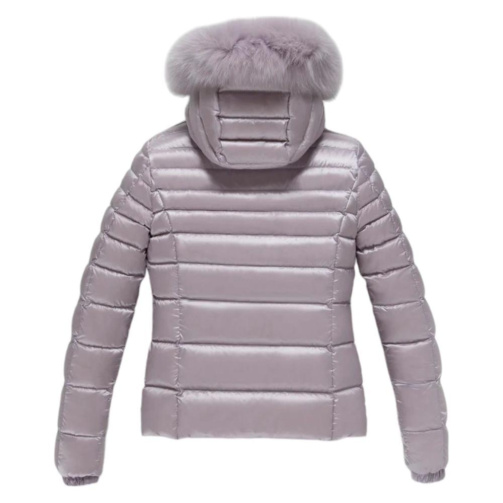Refrigiwear Purple Nylon Women Jacket Refrigiwear Dark Gray