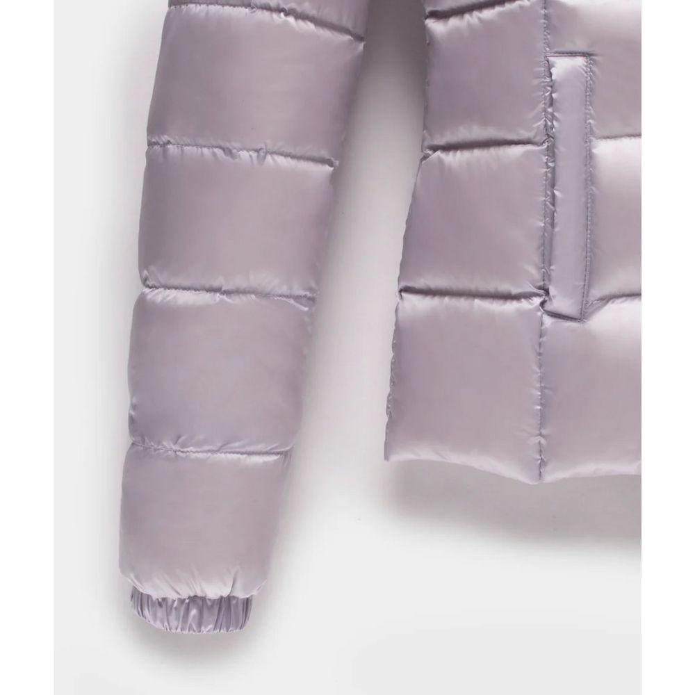 Refrigiwear Purple Nylon Women Jacket Refrigiwear Dark Gray
