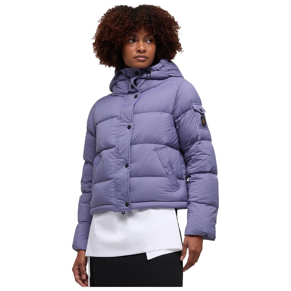 Refrigiwear Purple Polyester Jackets & Coat Refrigiwear Slate Gray