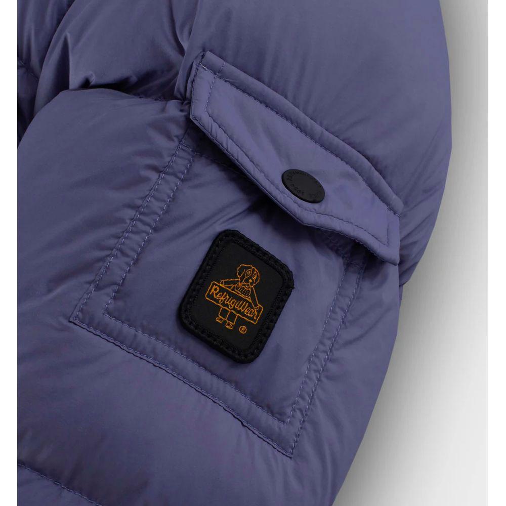 Refrigiwear Purple Polyester Jackets & Coat Refrigiwear Dark Slate Blue
