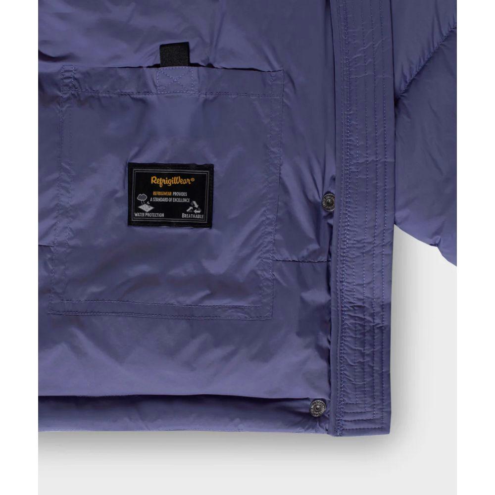 Refrigiwear Purple Polyester Jackets & Coat Refrigiwear Dark Slate Blue