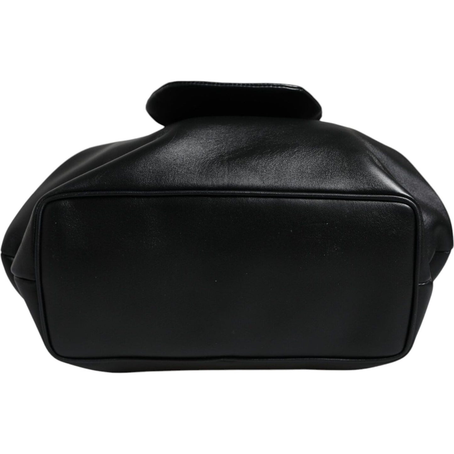 Dolce & Gabbana Black Calfskin Leather Shoulder Clutch Bag Dolce & Gabbana Black