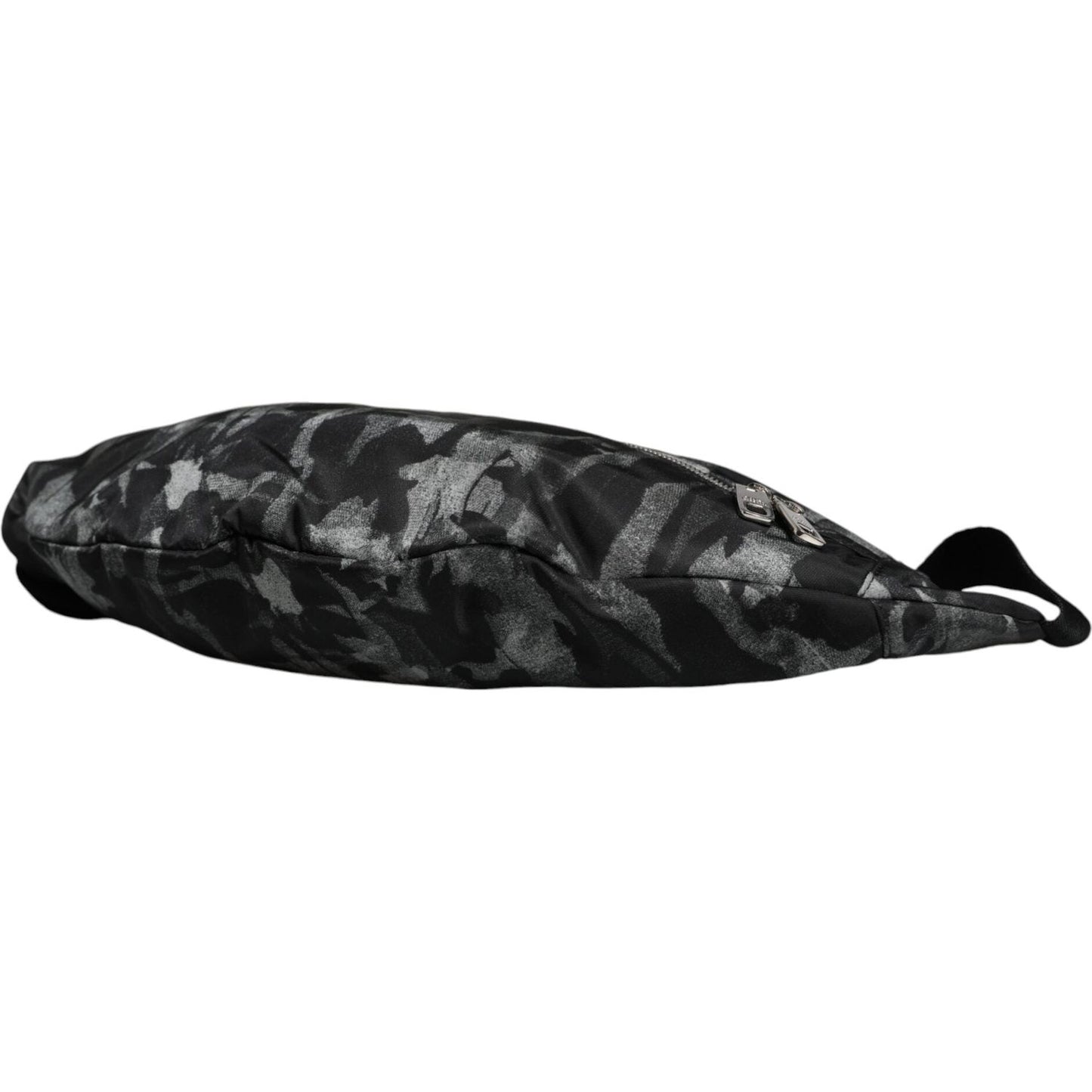 Dolce & Gabbana Black Leopard Fabric Belt Waist Fanny Pack Bag Dolce & Gabbana Dark Slate Gray