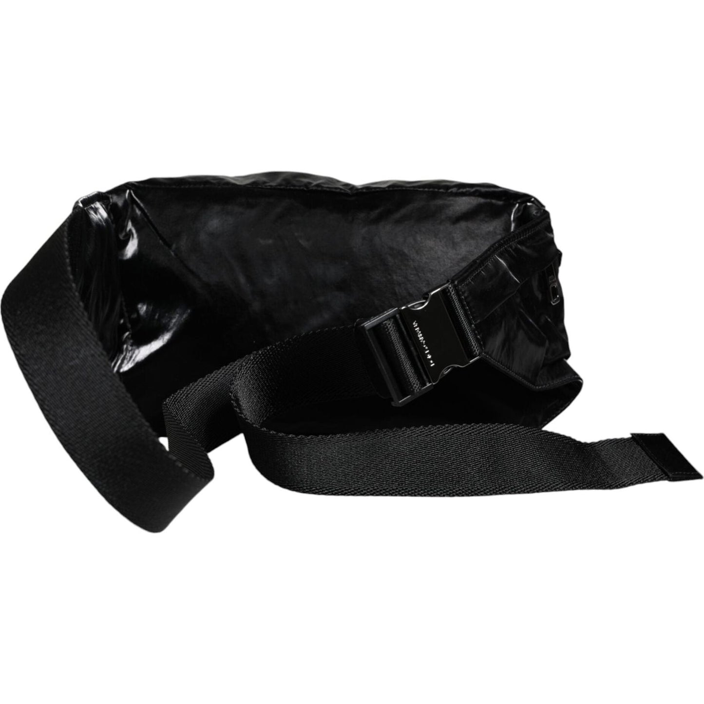 Dolce & Gabbana Black Nylon Fabric Belt Waist Fanny Pack Bag Dolce & Gabbana Black