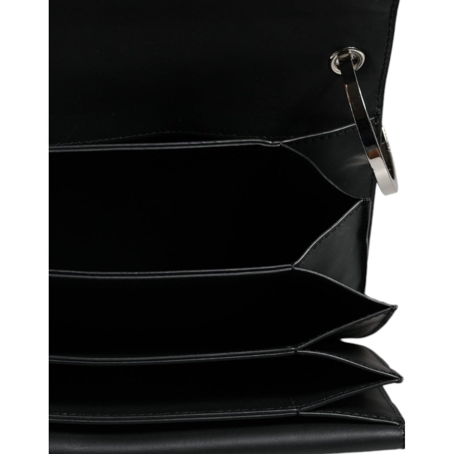 Dolce & Gabbana Black Small Leather Studded Shoulder Crossbody Bag Dolce & Gabbana Black