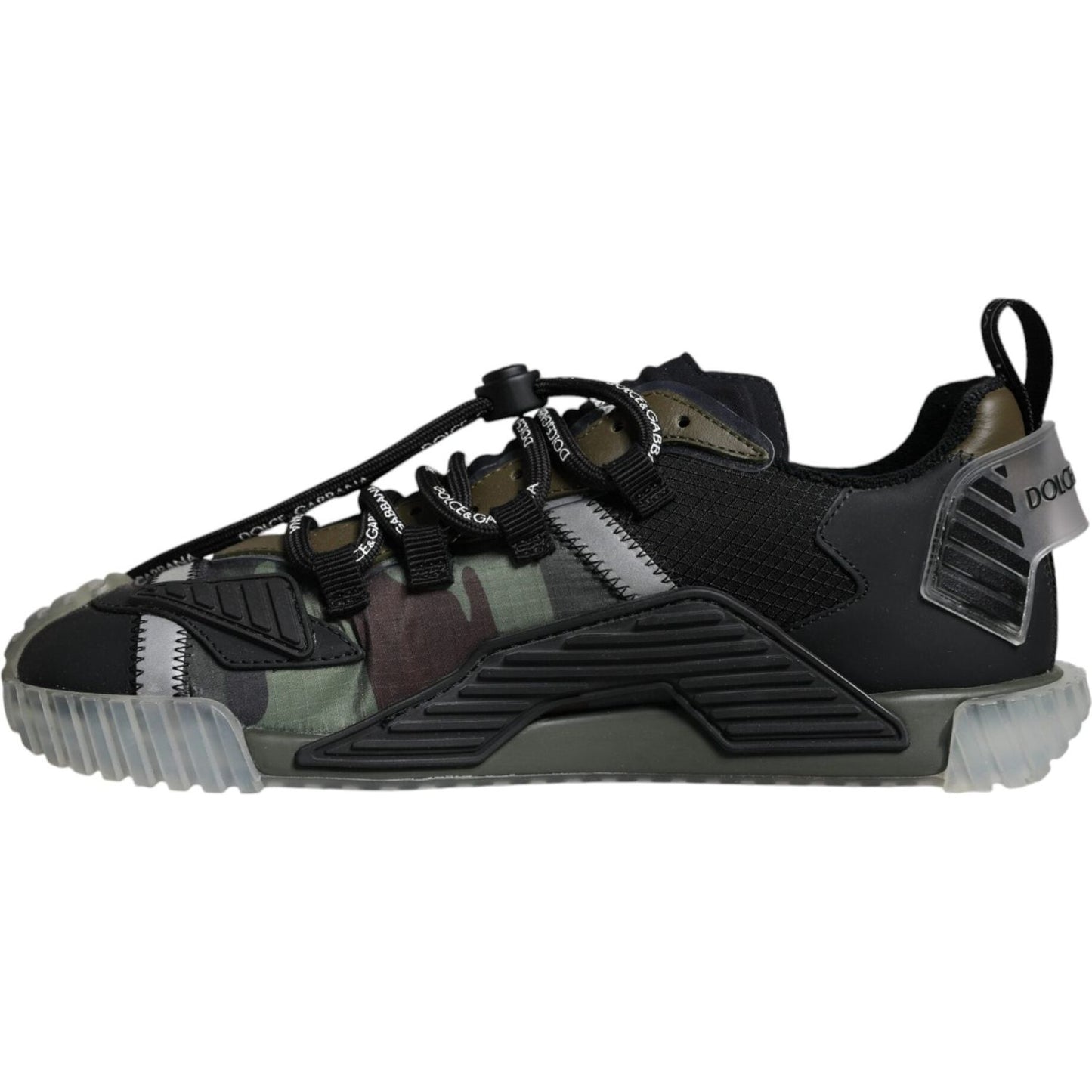 Dolce & Gabbana Multicolor Lace Up Low Top NS1 Sneakers Shoes Dolce & Gabbana Dark Slate Gray