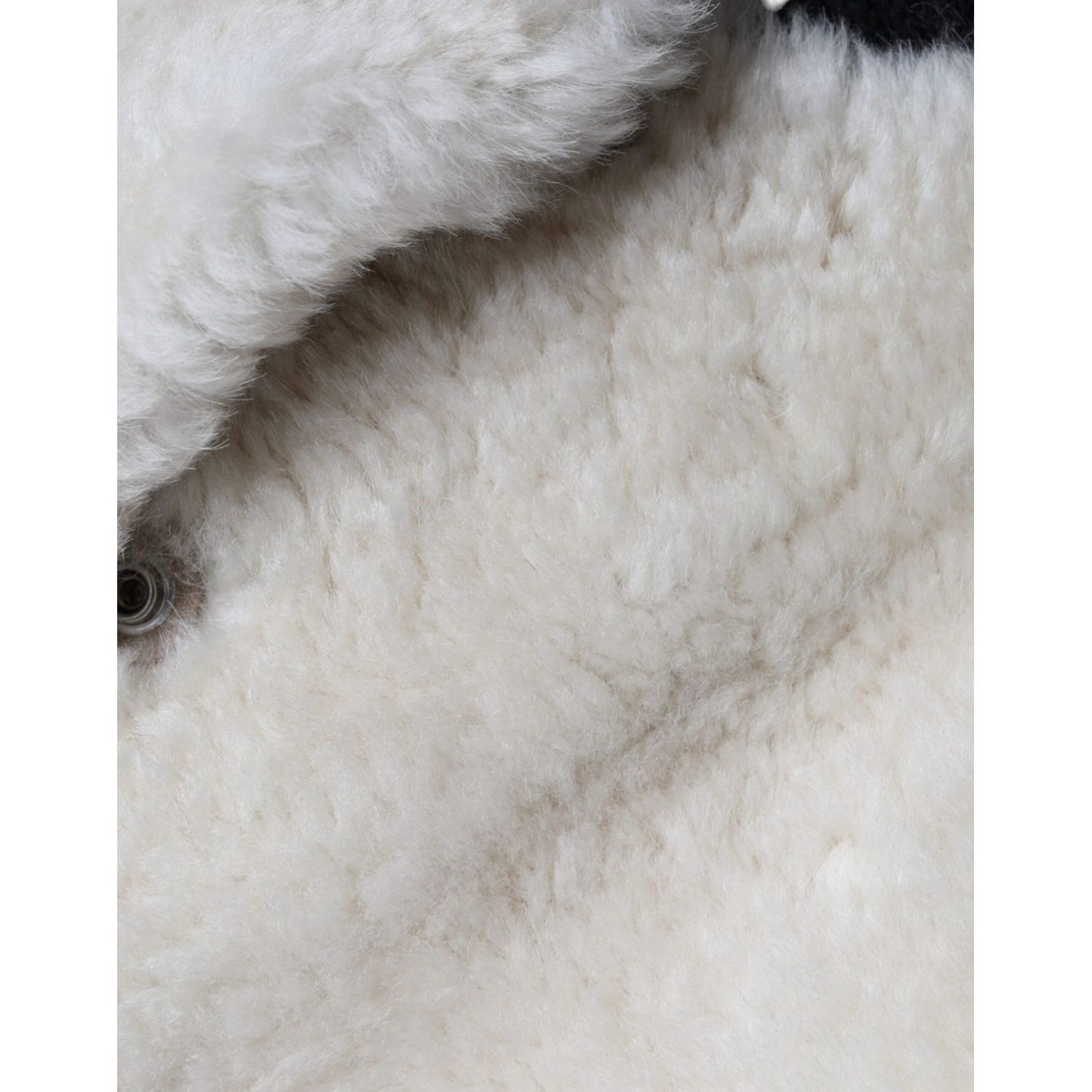 Burberry White WARRENFORD Shearling Leather Vest Coat Jacket Burberry Gray