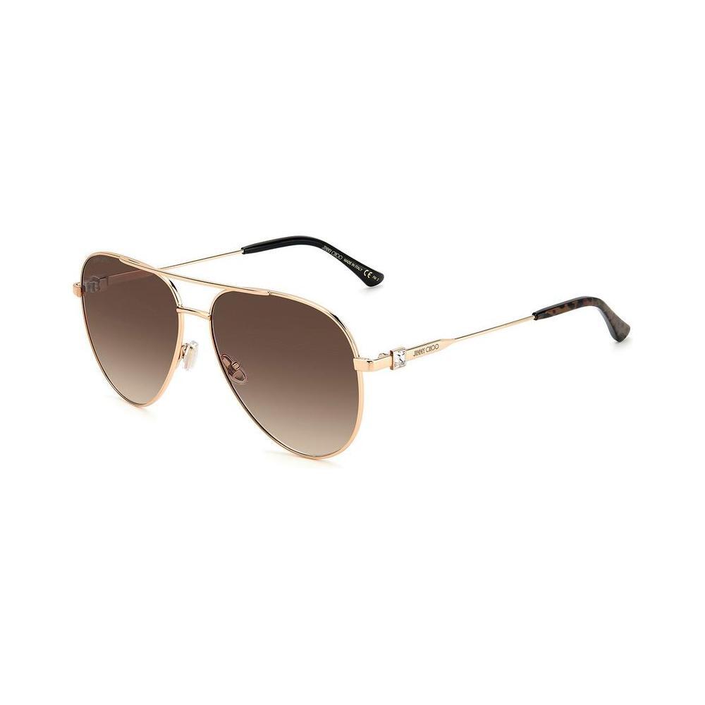 Jimmy Choo Gold Metal Sunglasses