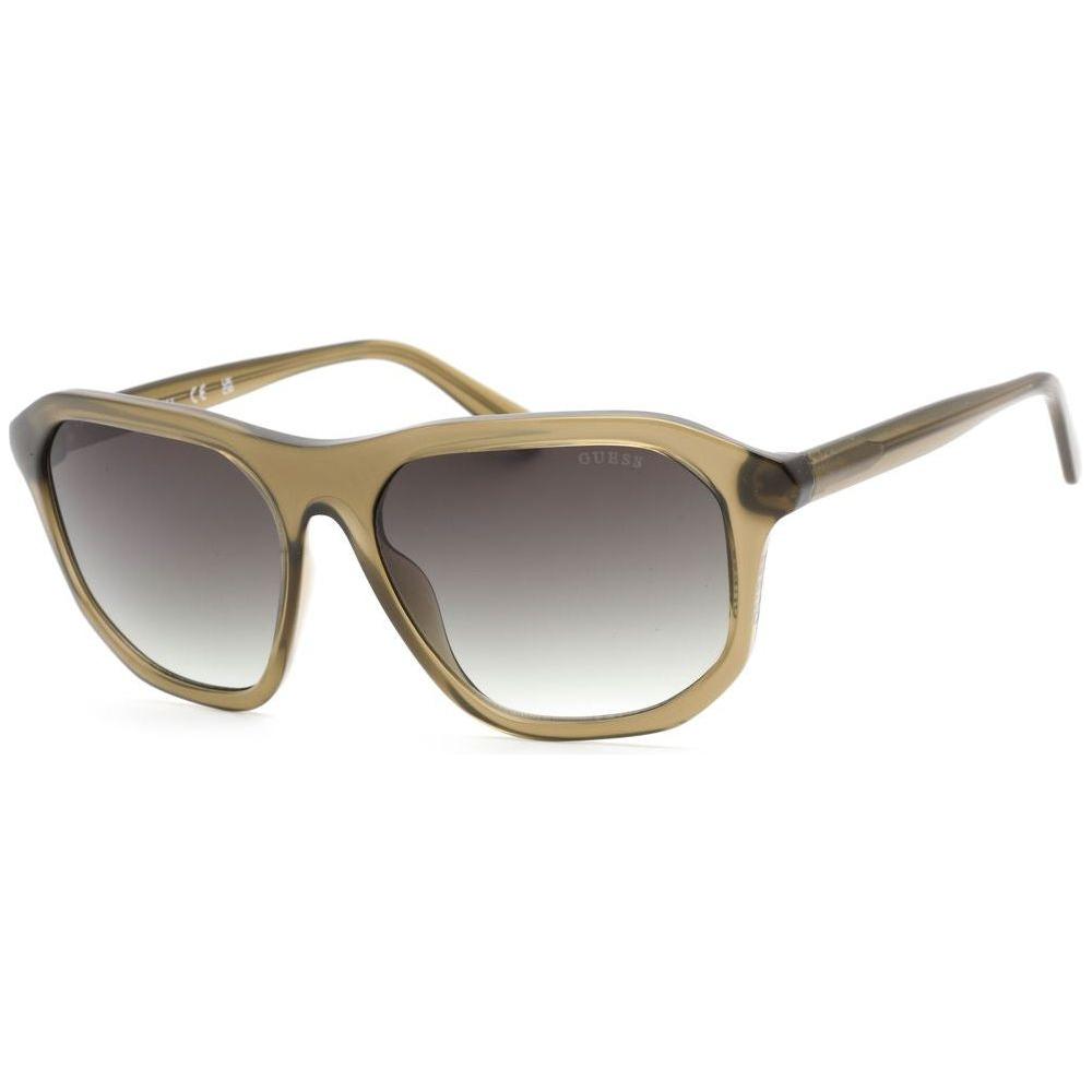 Guess Green Injected Sunglasses Guess Slate Gray