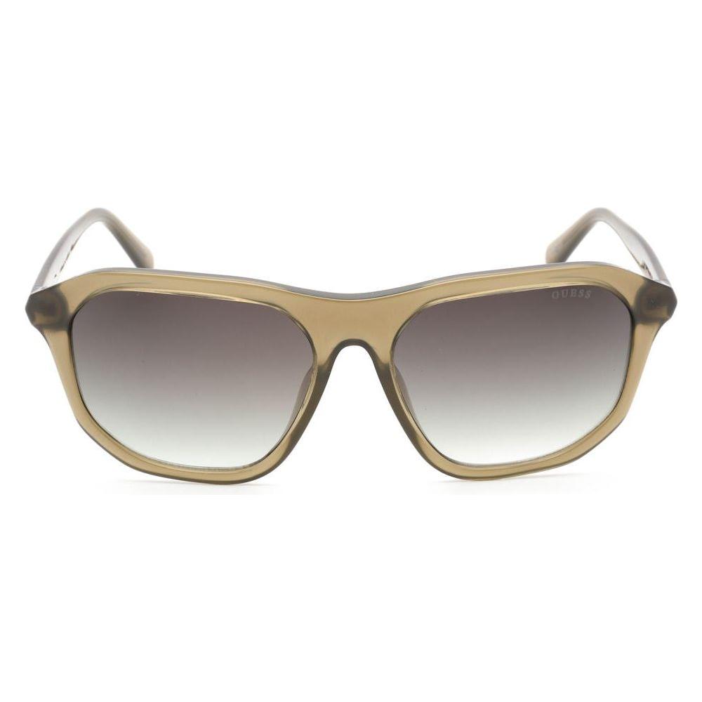 Guess Green Injected Sunglasses Guess Rosy Brown