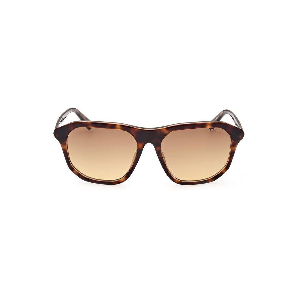 Guess Brown Injected Sunglasses Guess Tan