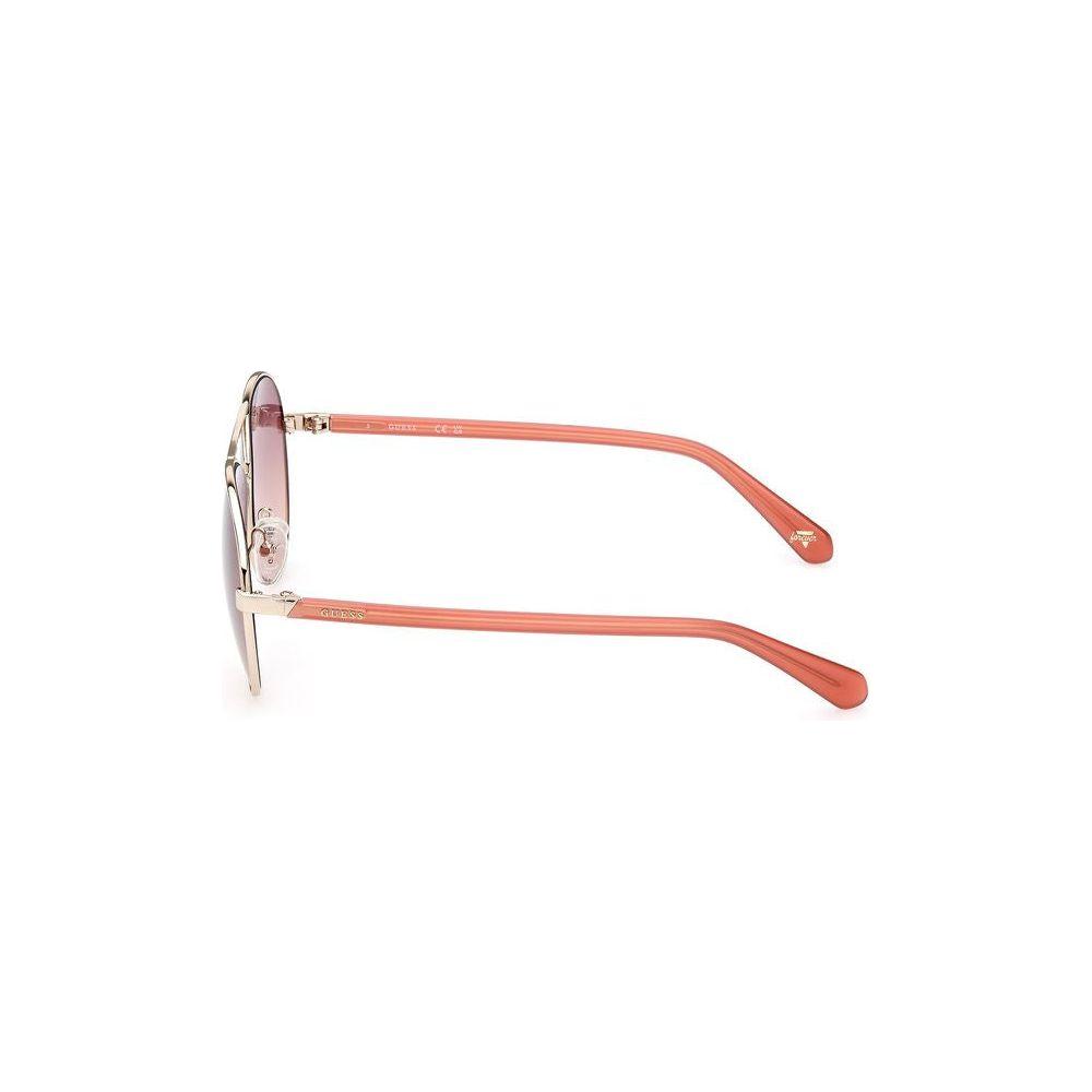Guess Gold Metal Sunglasses Guess Light Gray