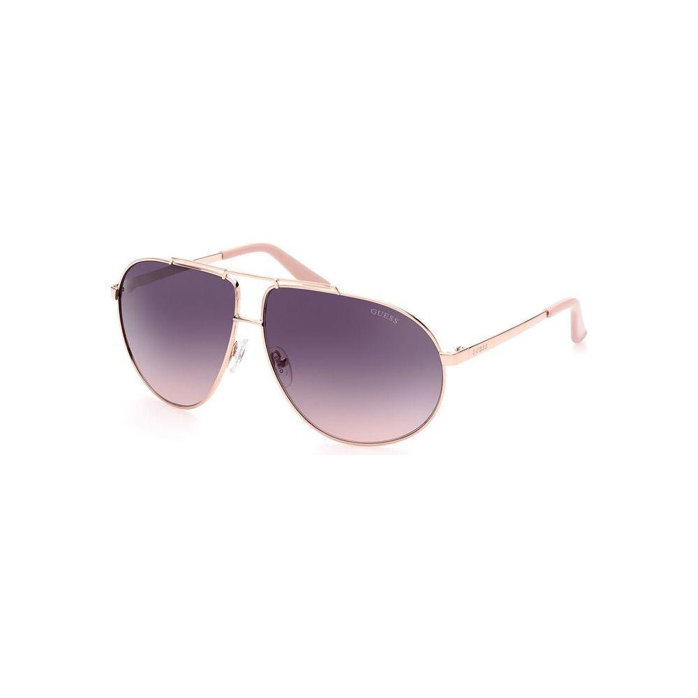 Guess Rose Gold Metal Sunglasses Guess Light Slate Gray