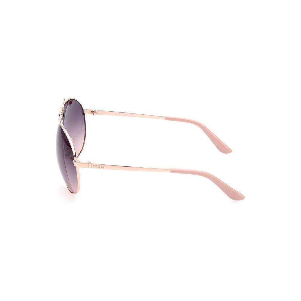 Guess Rose Gold Metal Sunglasses Guess Light Gray
