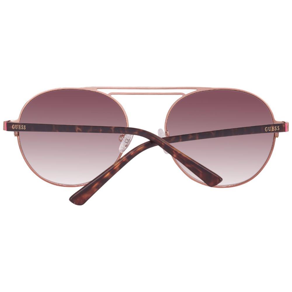 Guess Multicolor Acetate Sunglasses Guess Rosy Brown