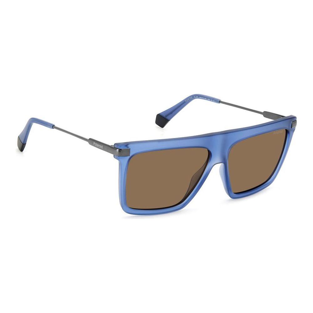 Polaroid Blue Plastic Sunglasses Polaroid Dim Gray