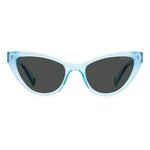 Polaroid Blue Plastic Sunglasses POPLD6174SMVUM9AC
