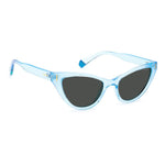 Polaroid Blue Plastic Sunglasses POPLD6174SMVUM9AC