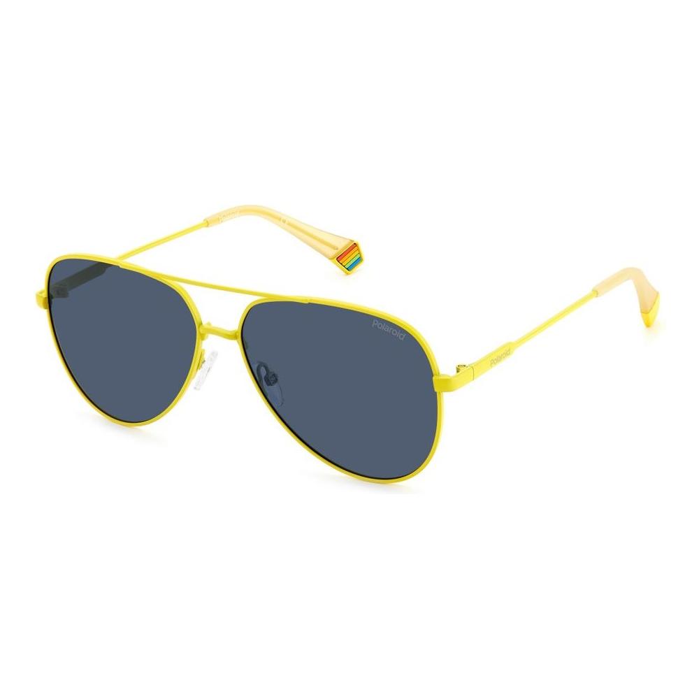 Polaroid Yellow Metal Sunglasses Polaroid Dim Gray