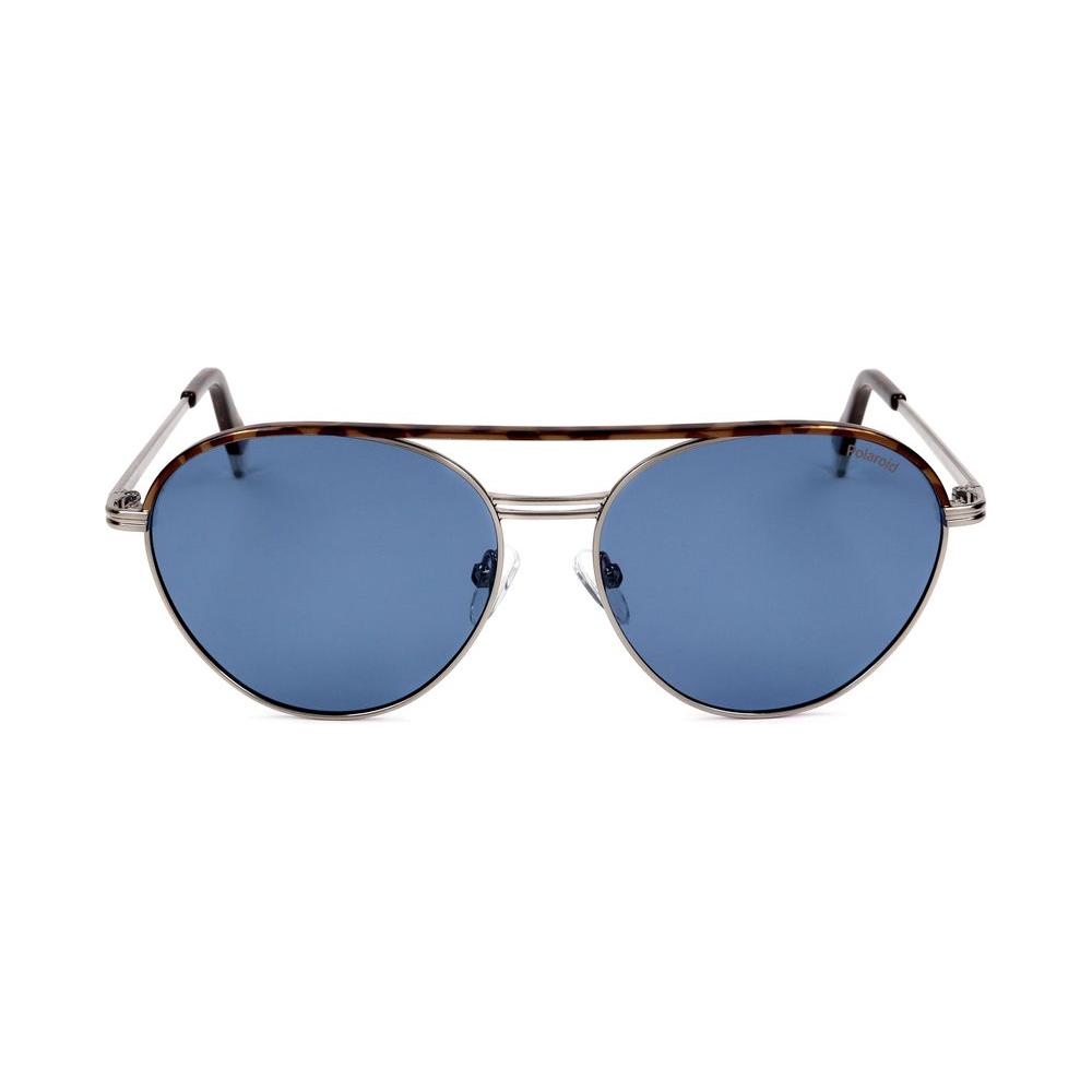 Polaroid Silver Metal Sunglasses Polaroid Slate Gray