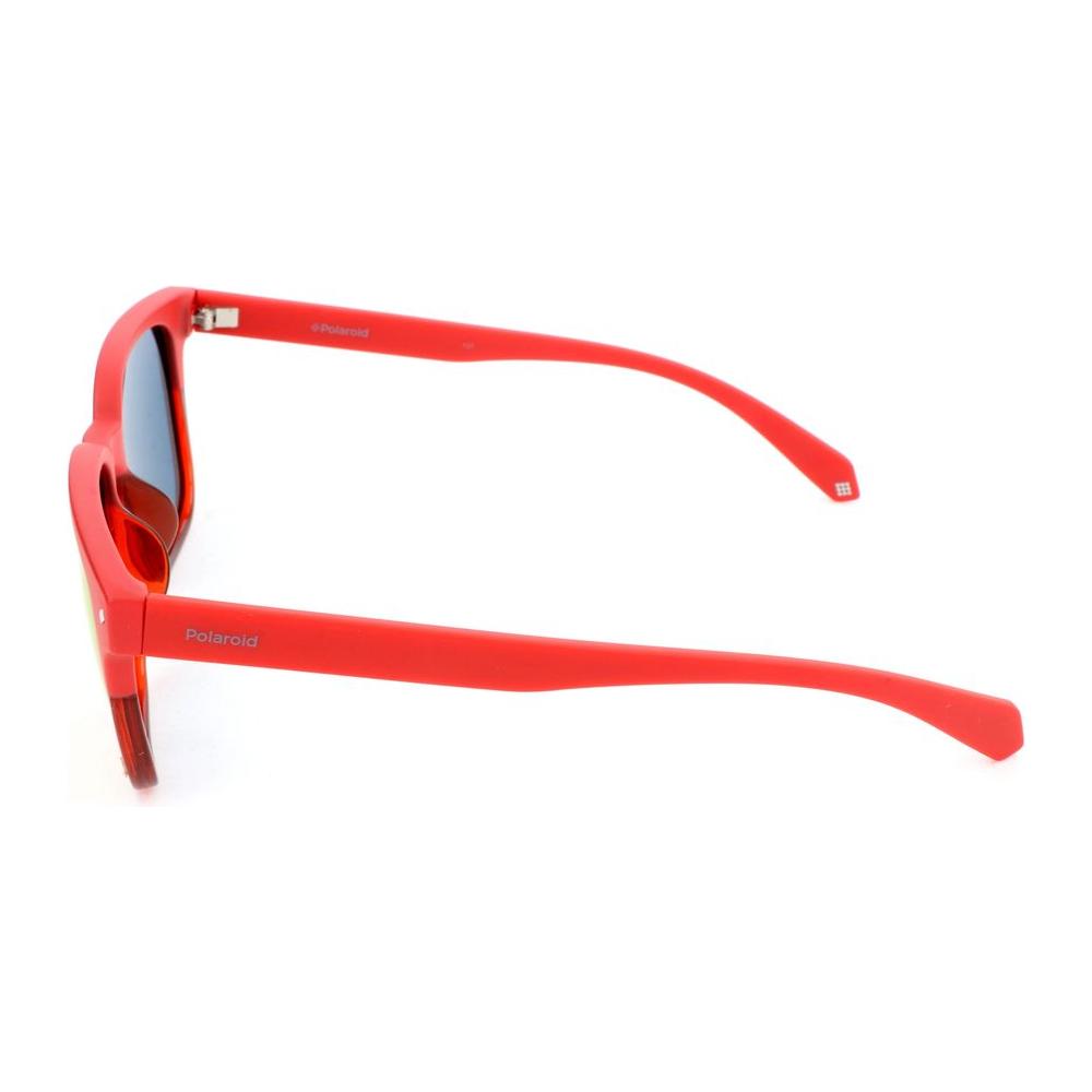 Polaroid Red Polycarbonate Sunglasses Polaroid White Smoke